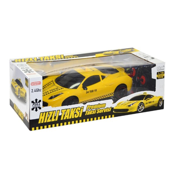 Toysan Kumandalı Şarjlı 1:12 Hızlı Taksi Aracı Toy-25