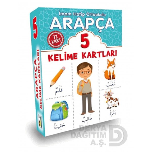 DAMLA Yayınları / ARAPÇA KELİME KARTLARI 5. SINIF