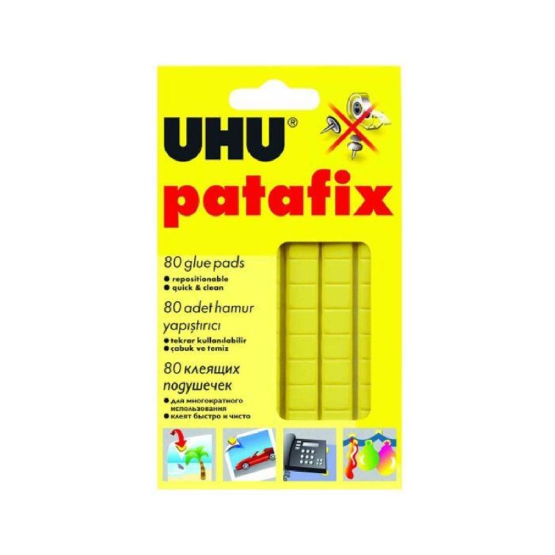 Uhu Hamur Yapıştırıcı Patafix Sarı 44390