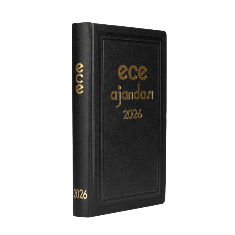 ECE AJANDASI ANADOLU 2026 - 17x25 Klasik Ciltli Ticari Ajanda - Kasa Ajandası