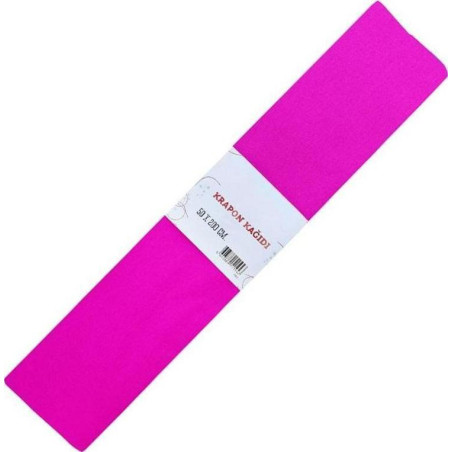 GIPTA 9125 RENKLİ KRAPON KAĞIDI 50X200 PEMBE