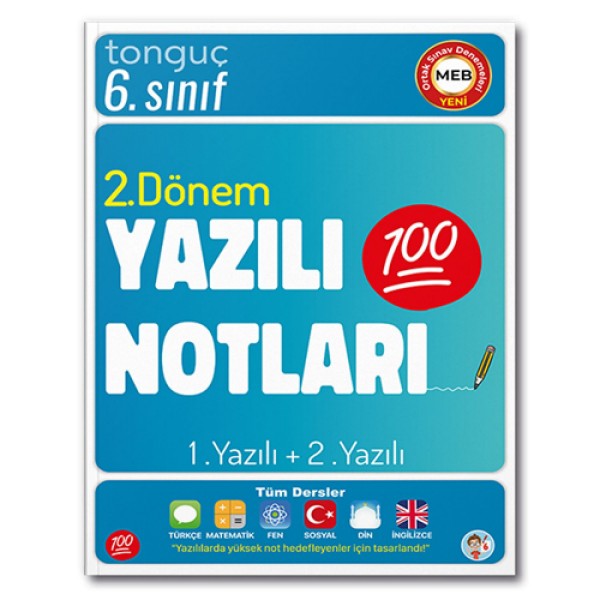 Tonguç / 6. Sınıf Yazılı Notları (2. Dönem -1-2 Yazılı)