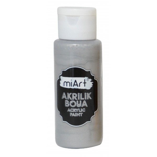 Miart Akrilik Boya 59 Ml 101 Gümüş Ma59102