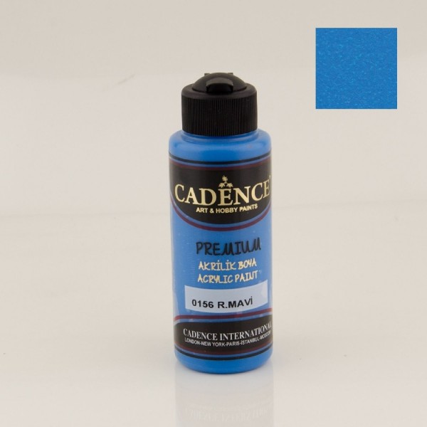 Cadence Premium Akrilik Boya 120 Ml - 0156 R. Mavi