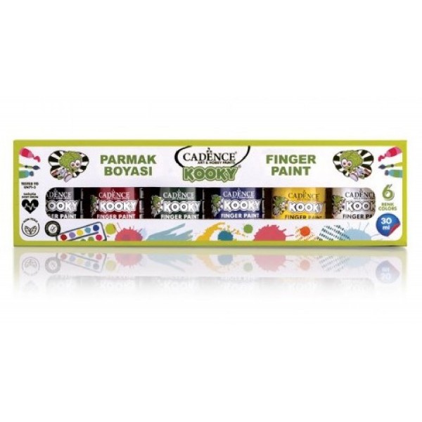 Cadence Kooky Parmak Boya 6Lı Set 30Ml