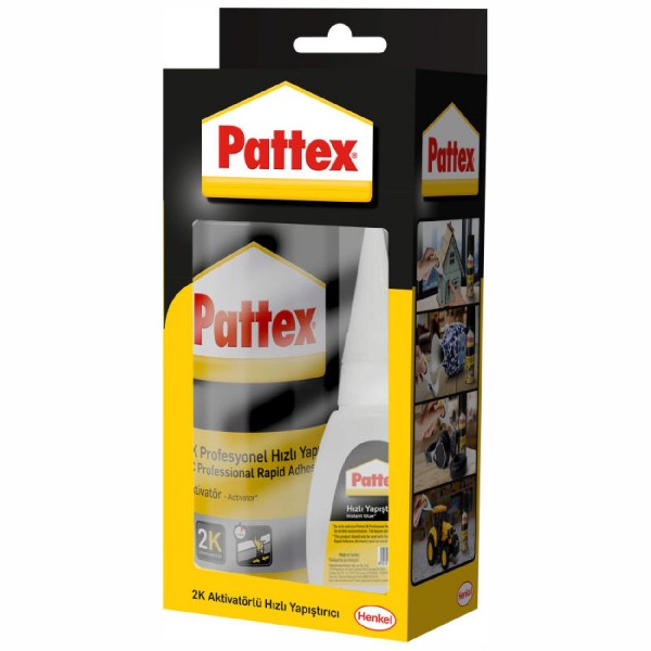 Pattex 2645988 2K Hızlı Yapıştırıcı 100+17 Ml