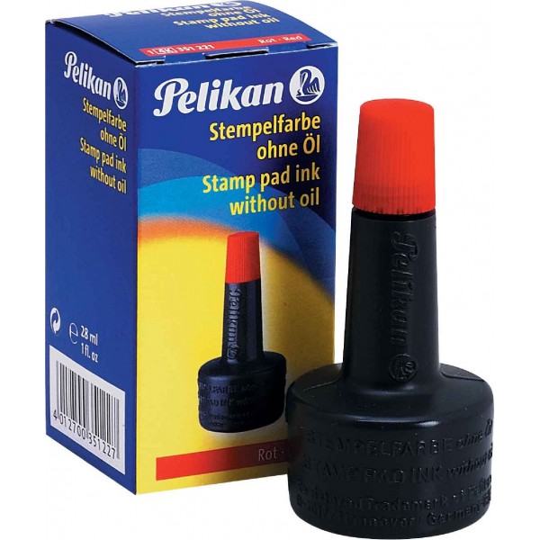 Pelikan Istampa Mürekkebi 30 Cc Kırmızı