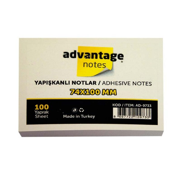 Notyaz Advantage Stıcky Notes 100X75