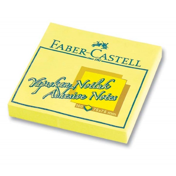 Faber Yapışkan Notluk 75X75mm Sarı 565401