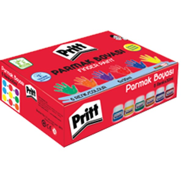 Pritt Parmak Boyası 30 Ml 6 Renk 1221355