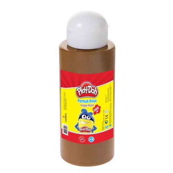 Play-Doh Play-Pr033 Parmak Boyası 500Ml Kahverengi