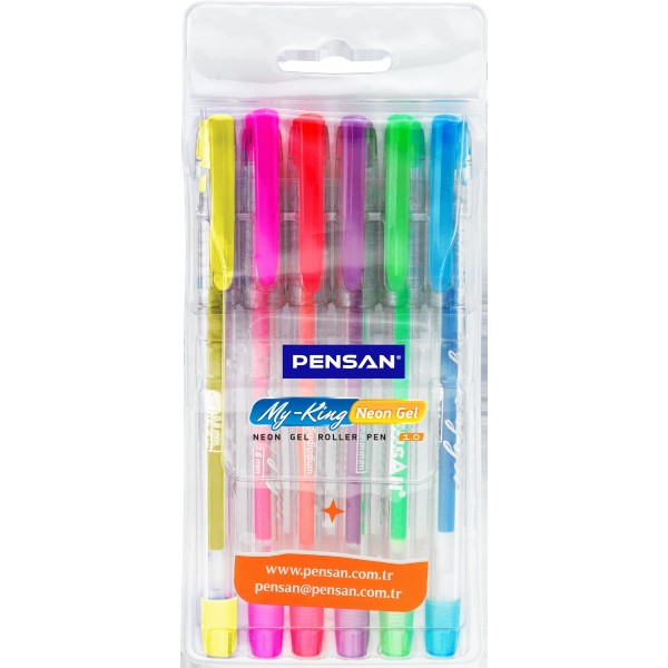 Pensan Neon Gel 6 Lı