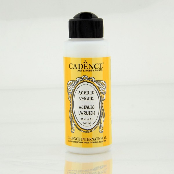 Cadence 120Ml Su Bazlı Akrilik Vernik (Yarı Mat)