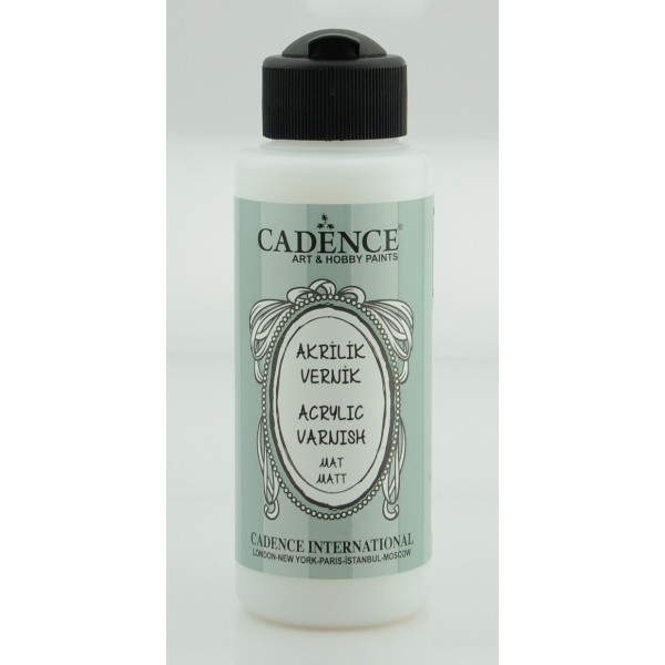 Cadence Su Bazlı Akrilik Vernik (Mat) 120Ml