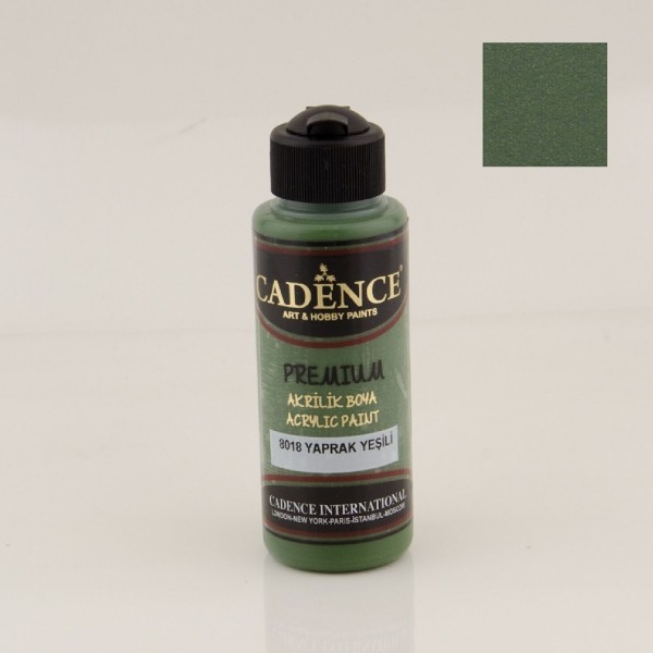 Cadence Premium Akrilik Boya 120 Ml - 8018 Yaprak Yeşili