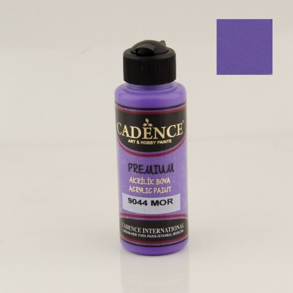 Cadence Premium Akrilik Boya 120 Ml - 9044 Mor