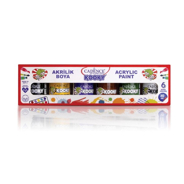 Cadence Kooky Akrilik Boya Set1 6X30ml