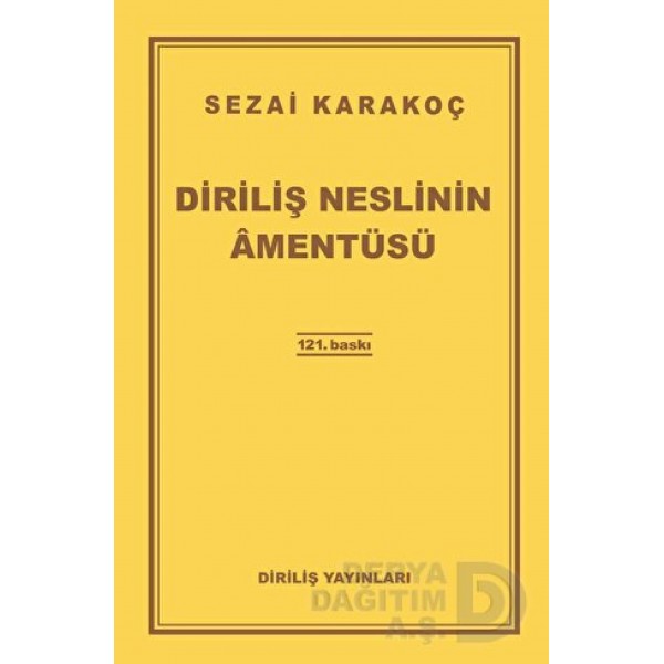 Diriliş / Diriliş Neslinin Amentüsü (71027)