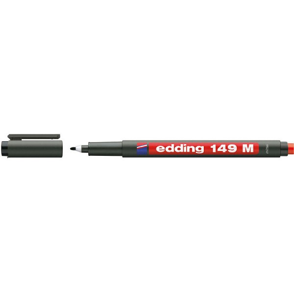 Edding Asetat Kalemi 149-02 M Silgili Kırmızı