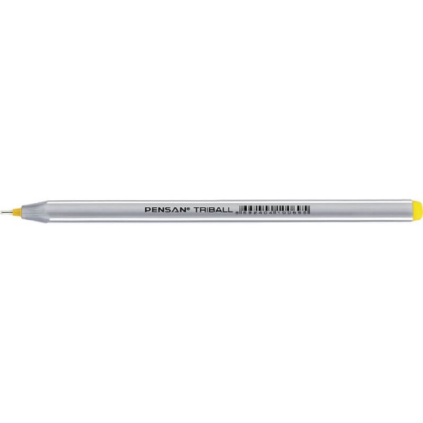 Pensan 01003 Triball Tükenmez Kalem 1.0Mm Sarı