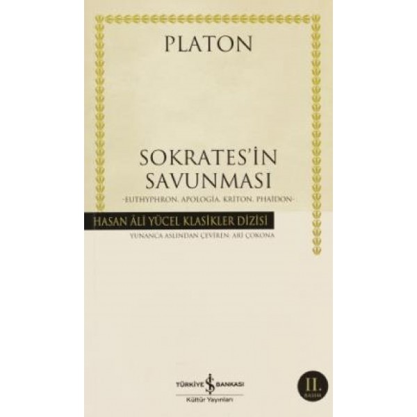 Hasan Ali Yücel Klasikler Dizisi - Sokratesin Savunması  - Platon (Eflatun)