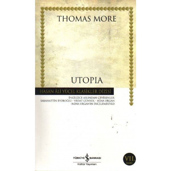 Utopia - Hasan Ali Yücel Klasikleri  - Thomas More