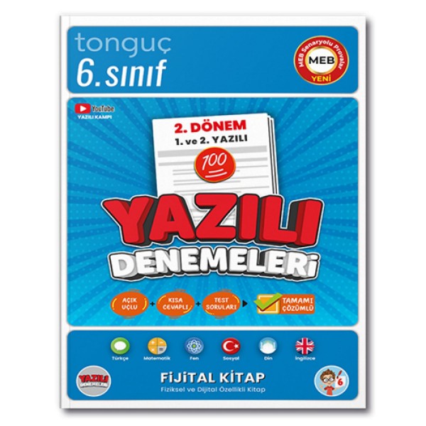 Tonguç /6. Sınıf Yazılı Denemeleri 2. Dönem 1-2