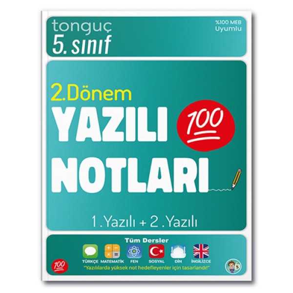 Tonguç / 5. Sınıf Yazılı Notları (2. Dönem -1-2 Yazılı)